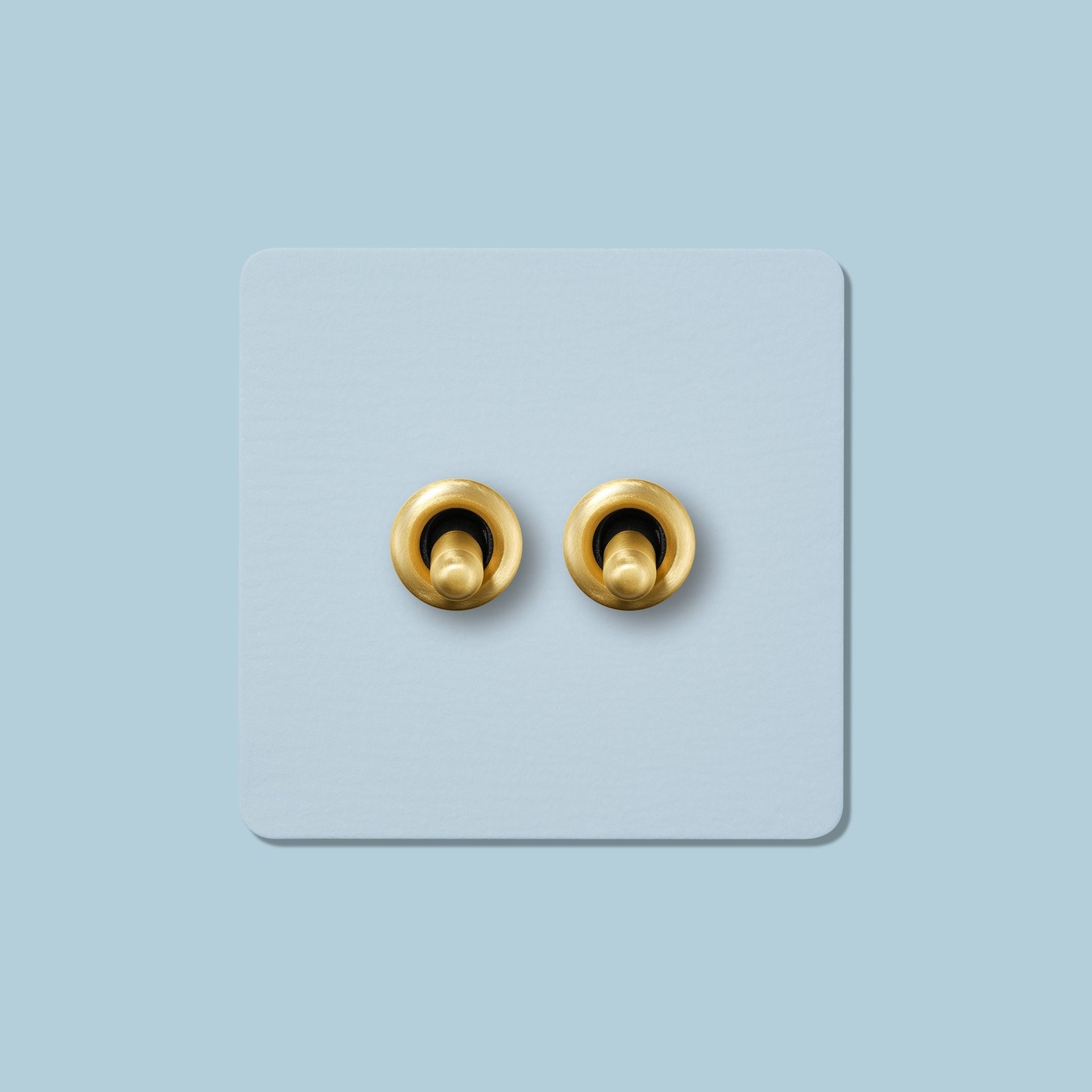 PALO 2G Paintable Toggle Switch - Brass - Plank Hardware