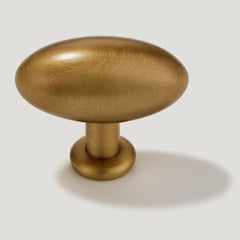 PEYTON Shaker Knob - Heirloom Brass - Plank Hardware