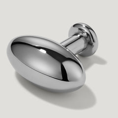 PEYTON Oval Knob - Polished Nickel