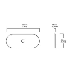 PEYTON Shaker Knob - Unlacquered Brass - Plank Hardware
