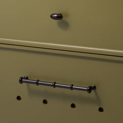 PEYTON Traditional D Bar Handle - Blackened Bronze - Plank Hardware