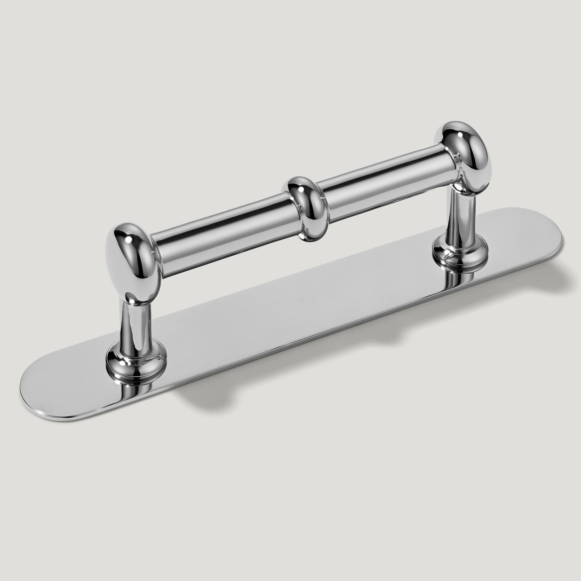 PEYTON Traditional D Bar Handle - Polished Nickel - Plank Hardware