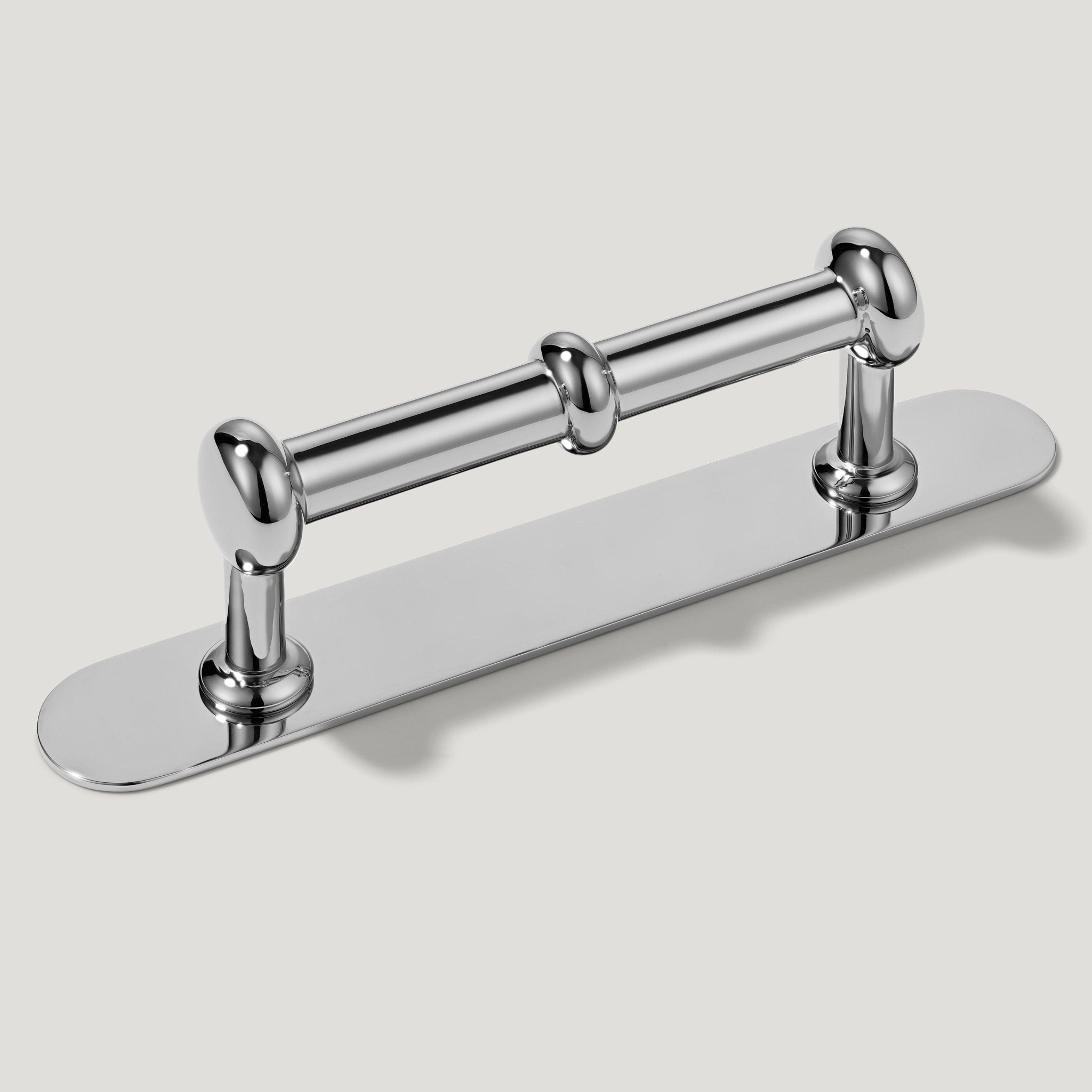 PEYTON Traditional D Bar Handle - Polished Nickel - Plank Hardware