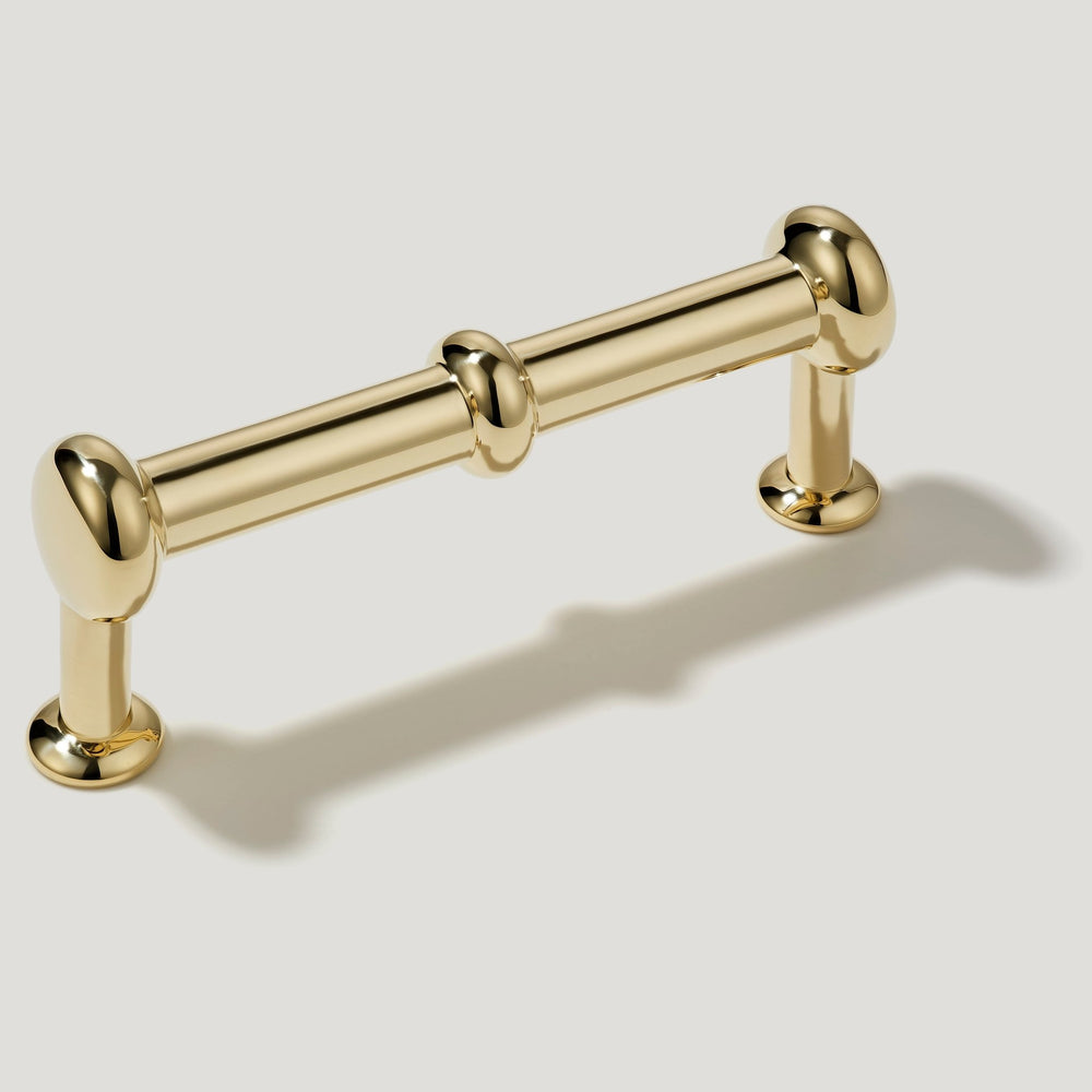 PEYTON Traditional D Bar Handle - Unlacquered Brass