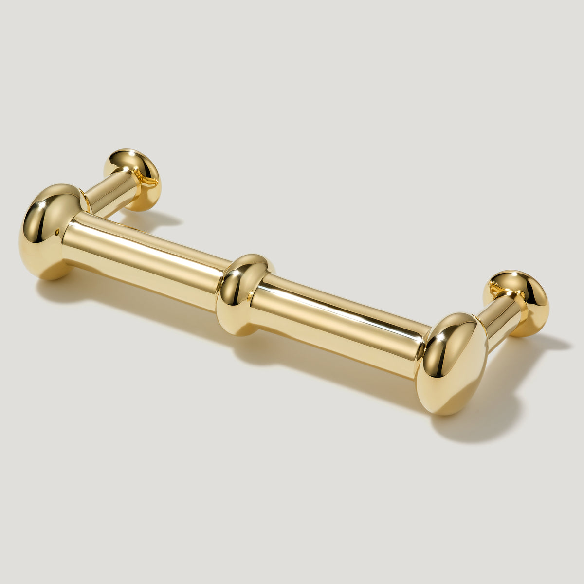 PEYTON Traditional D Bar Handle - Unlacquered Brass - Plank Hardware
