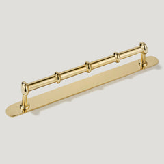 PEYTON Traditional D Bar Handle - Unlacquered Brass - Plank Hardware