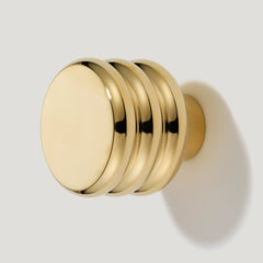 Plank Hardware Accessories ALVA Tubular Single Fixing Hook - Unlacquered Brass