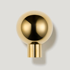 Plank Hardware Accessories BOBBIN Single Fixing Hook - Unlacquered Brass