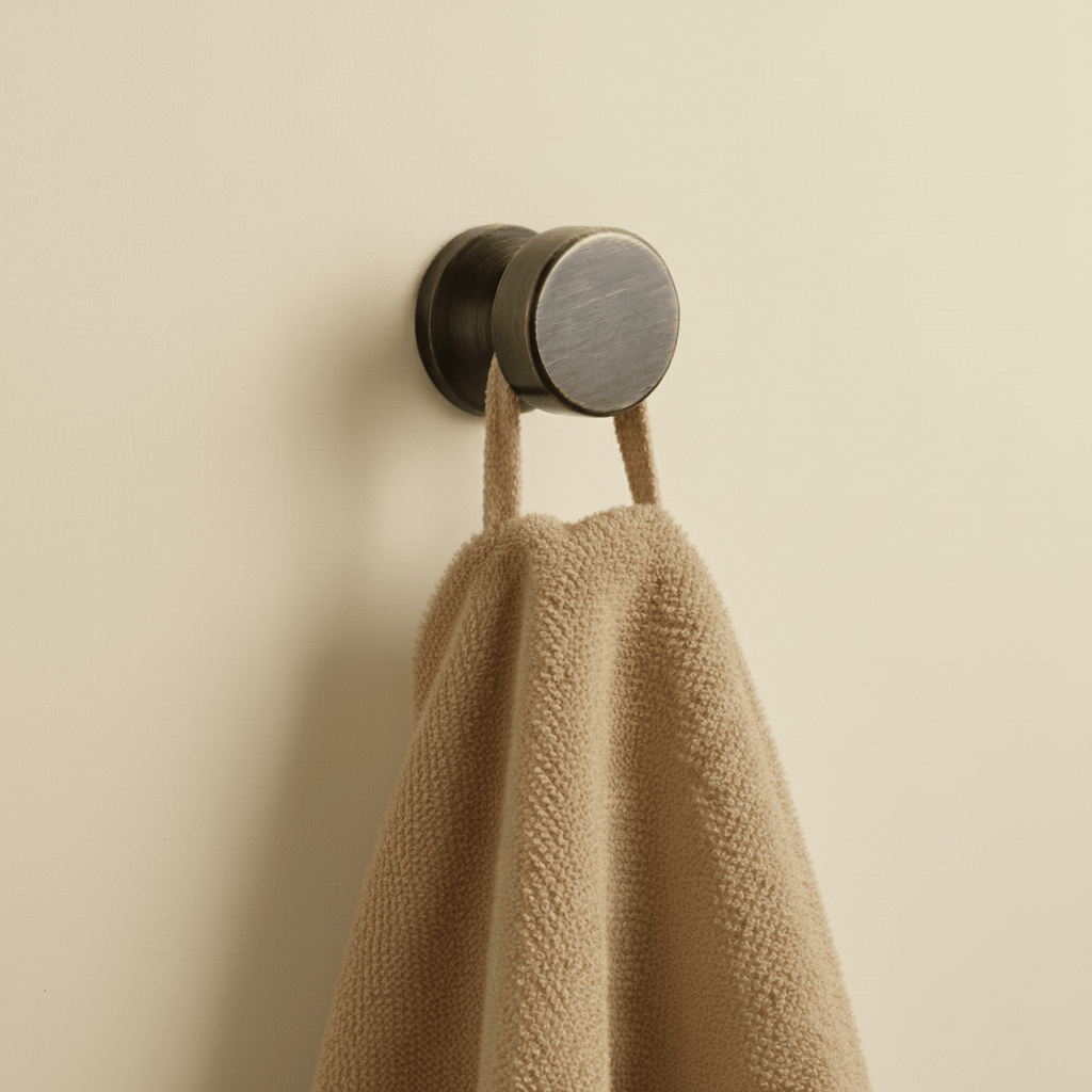 Plank Hardware Accessories FELIX Round Hook - Antique Brass