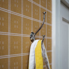 Plank Hardware Accessories GRAYSON Shaker Double Fixing Hook - Polished Nickel