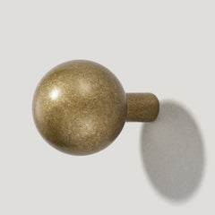 Plank Hardware Accessories HALLEY Sphere Hook - Aged Brass