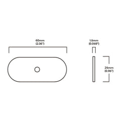 Plank Hardware Accessories KEPLER Knurled Hook - Brass