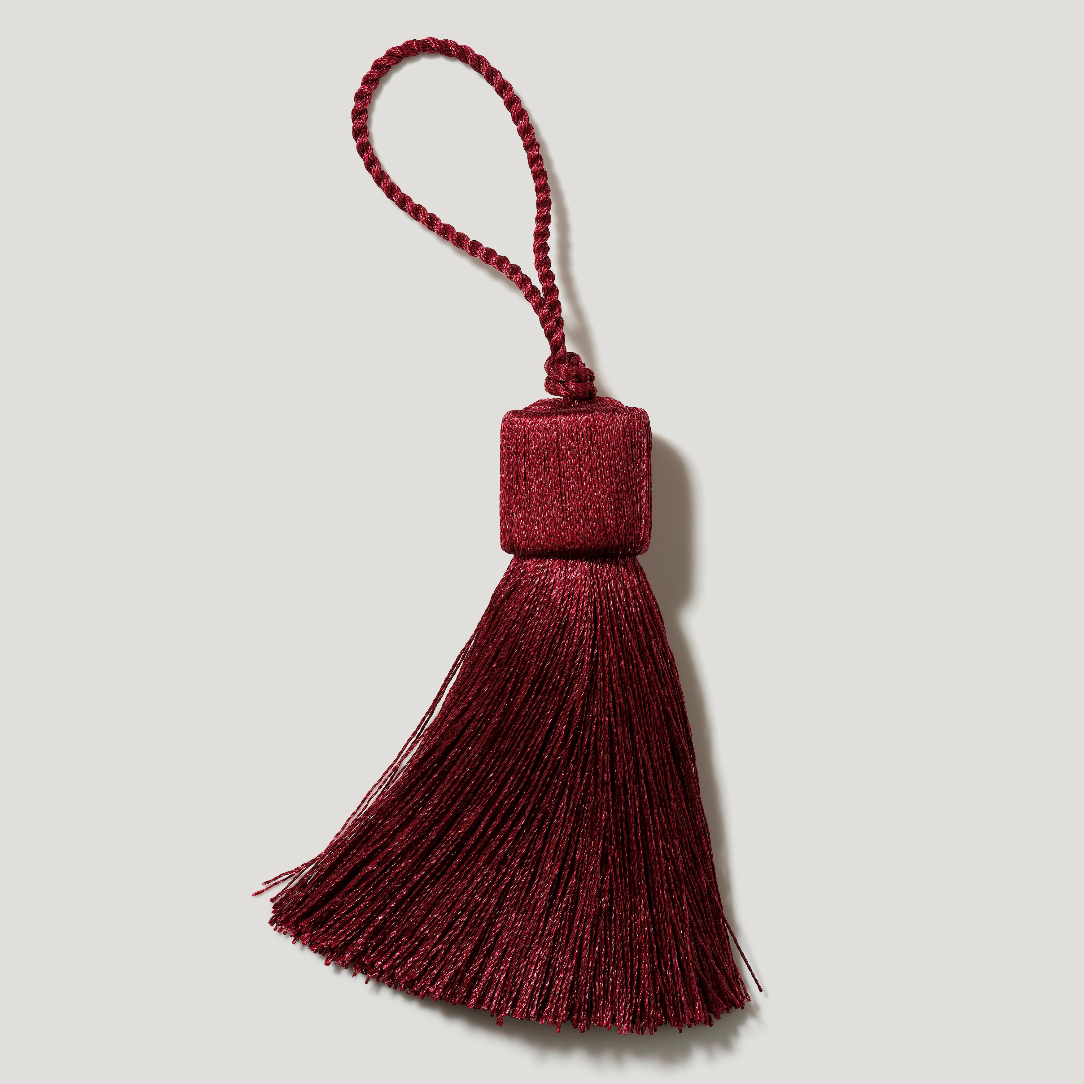Plank Hardware Accessories Burgundy LENA Decorative Tassel