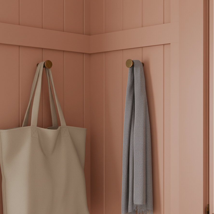 Plank Hardware Accessories PULLMAN Circular Hook - Antique Brass