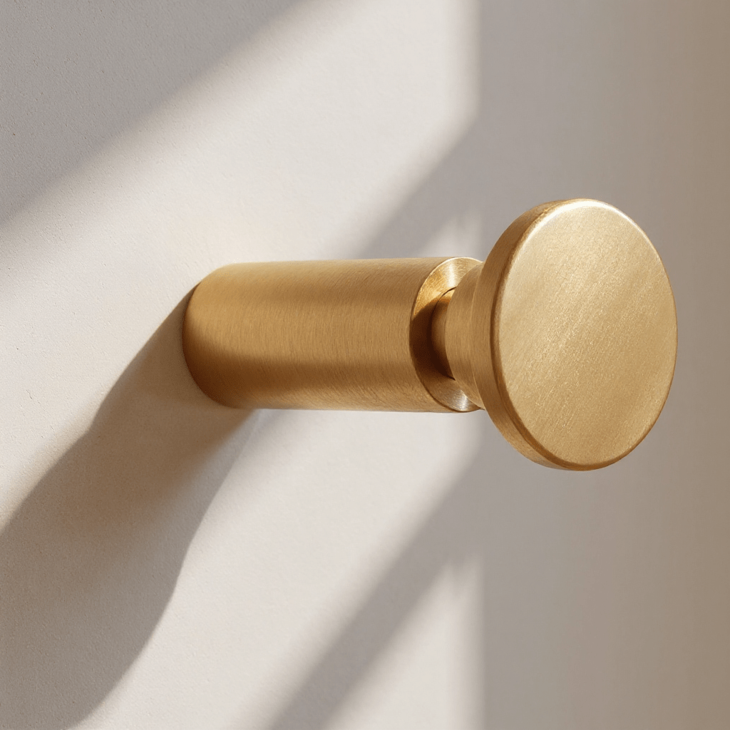 Plank Hardware Accessories PULLMAN Circular Hook - Brass