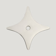 Plank Hardware Cabinetry ADA Cross Knob Backplate - Polished Nickel
