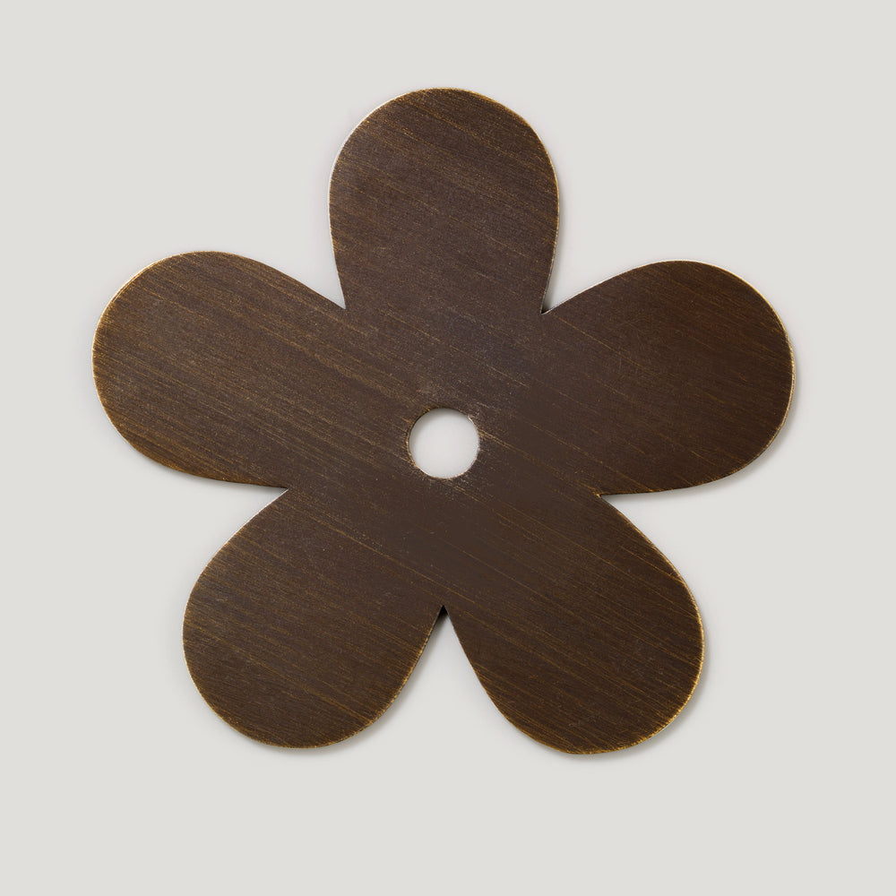 ADA Flower Backplate - Antique Brass
