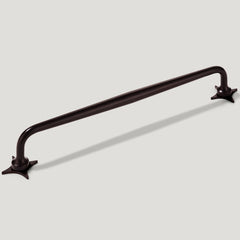 ADA Handle with Star Backplates - Blackened Bronze
