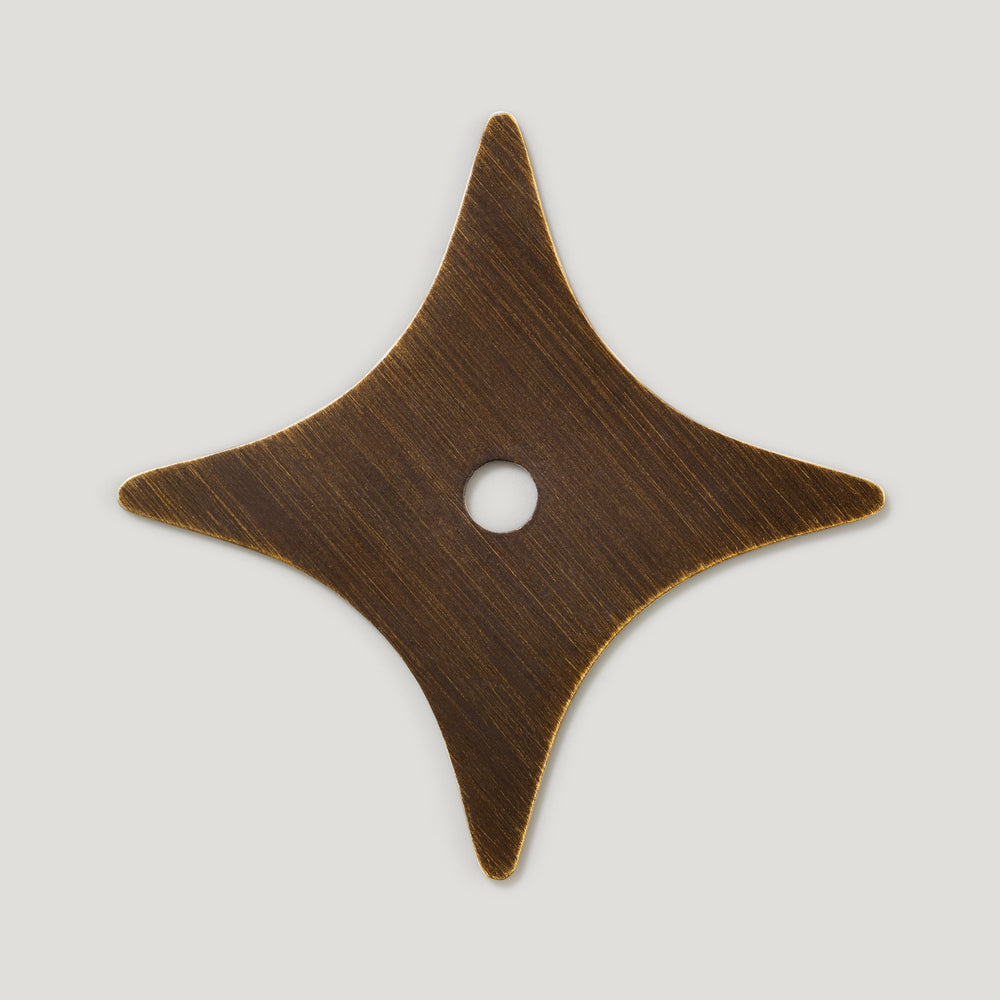 Plaque arrière ADA Star - Laiton antique