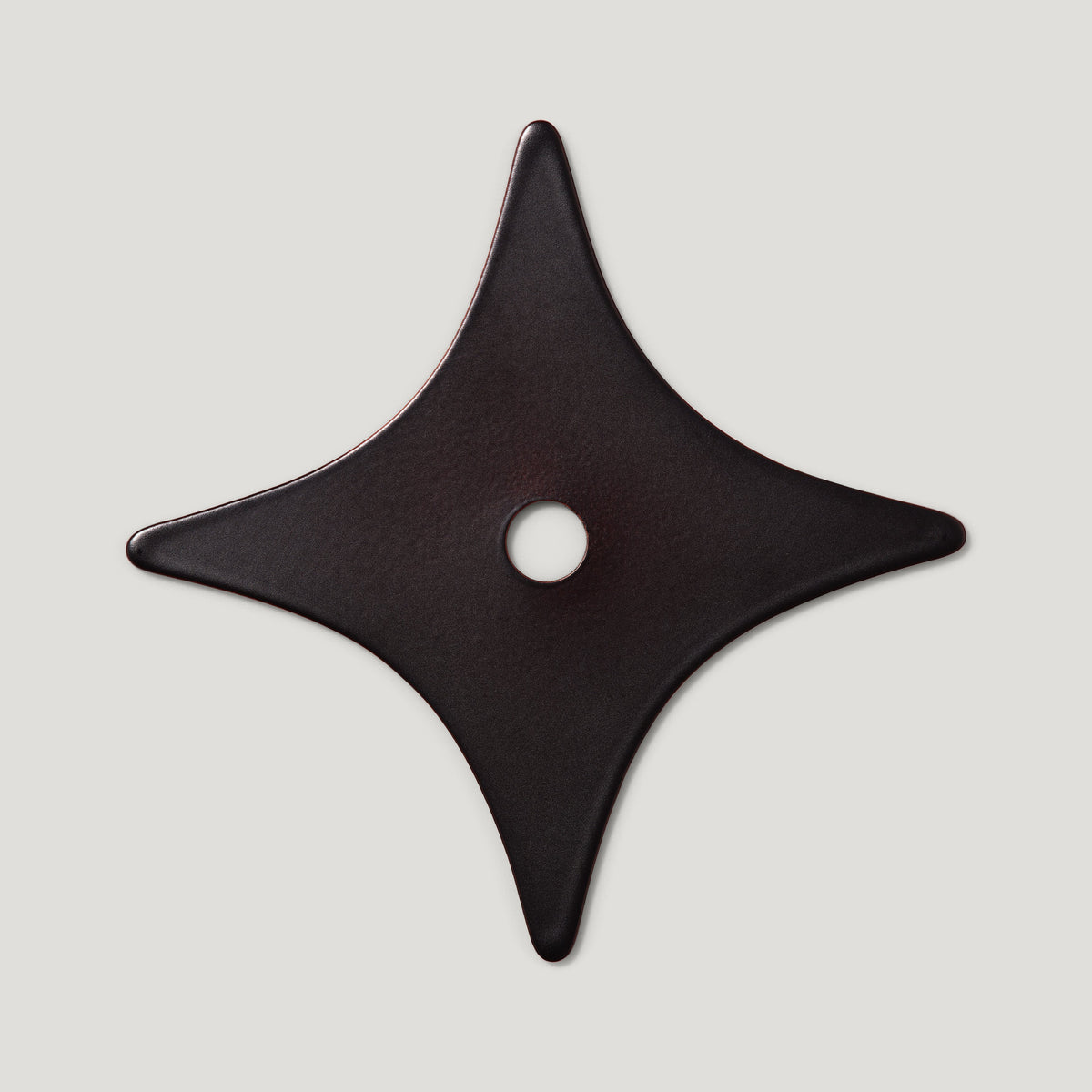 Plank Hardware Cabinetry ADA Star Backplate - Blackened Bronze