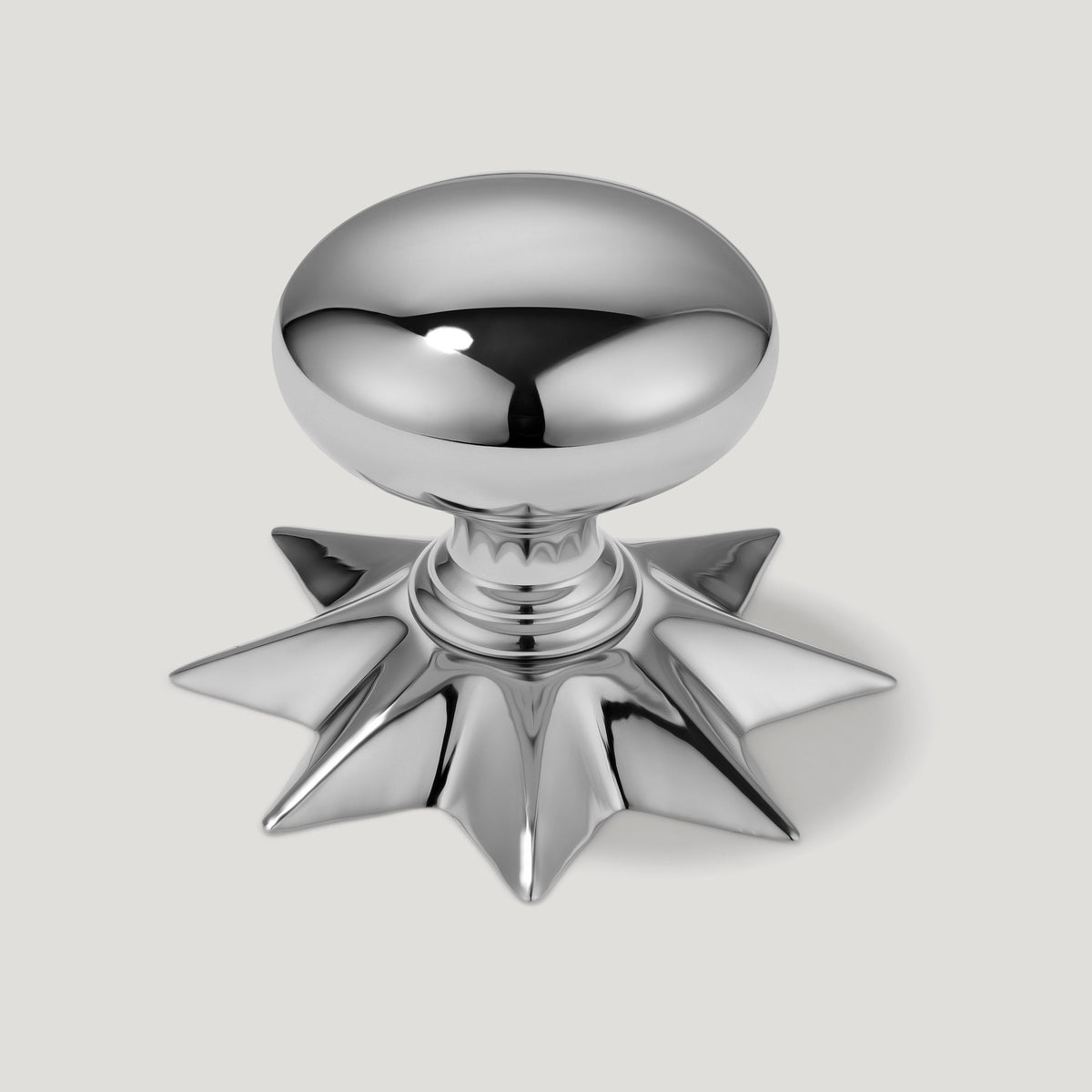 Plank Hardware Cabinetry With Polished Nickel Backplate ADELIA Knob - Polished Nickel