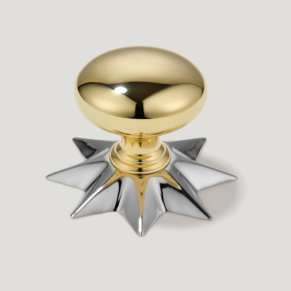 Plank Hardware Cabinetry ADELIA Knob - Unlacquered Brass