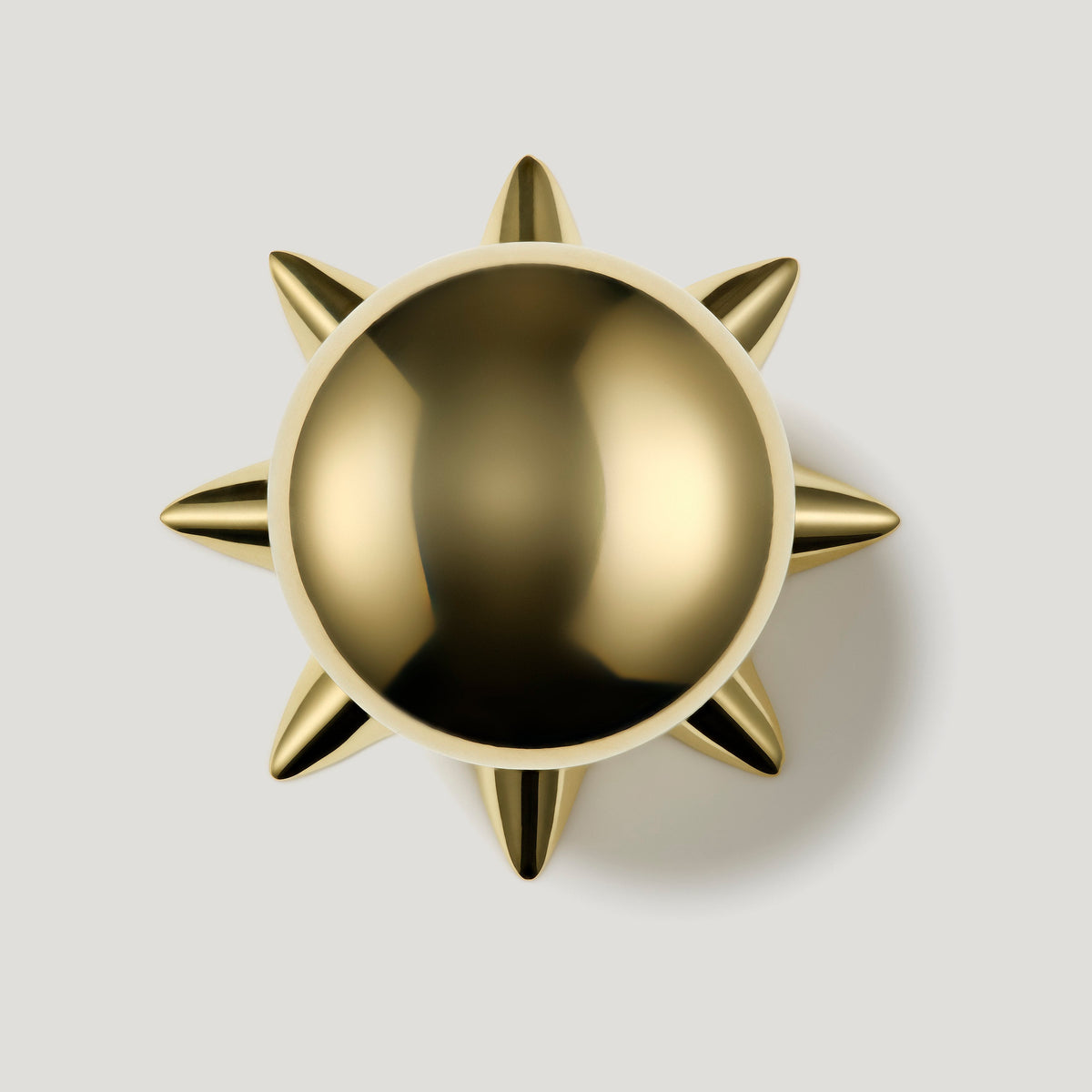Plank Hardware Cabinetry ADELIA Knob - Unlacquered Brass