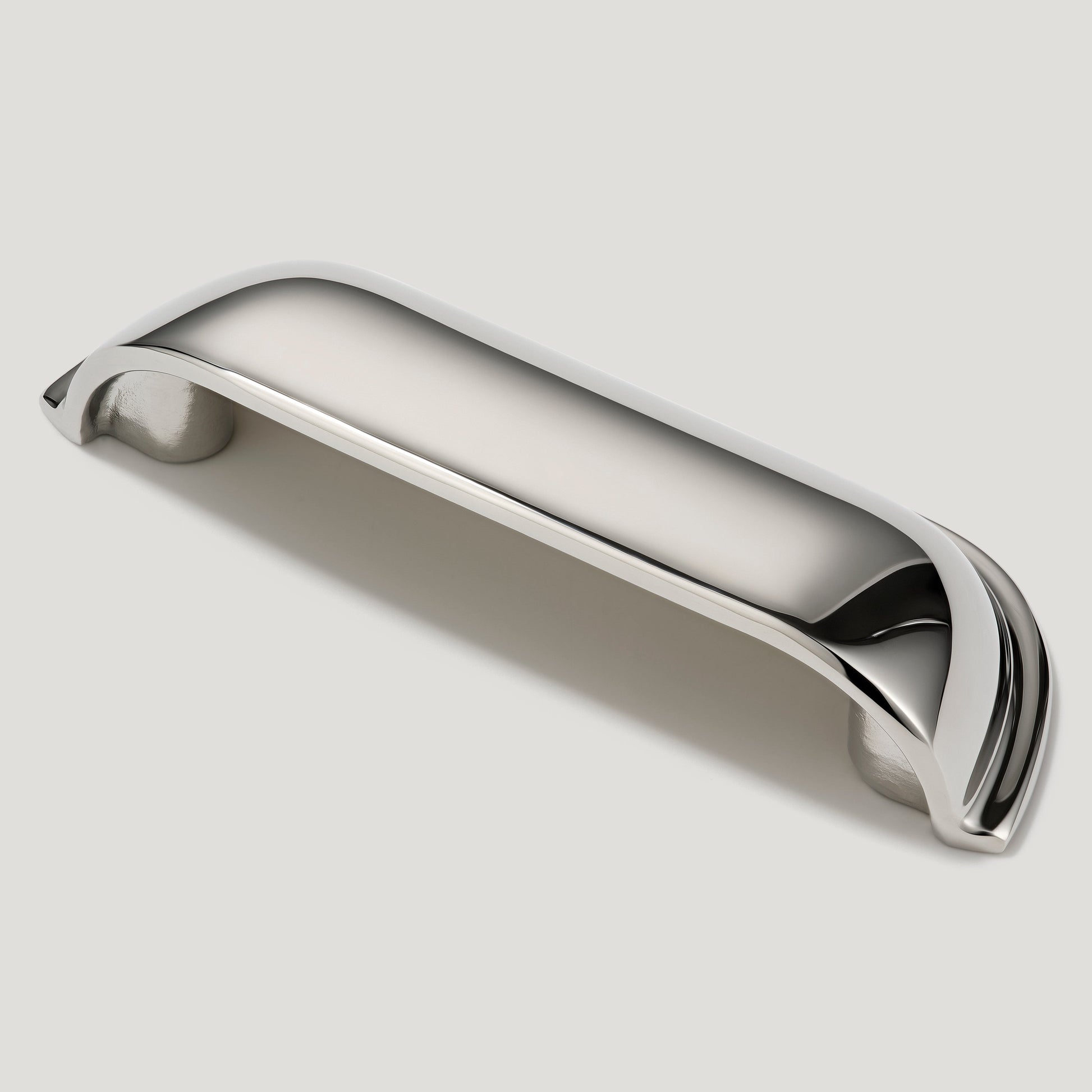 Plank Hardware Cabinetry 102mm (76mm CC) ALBANY 102mm Cup Pull - Polished Nickel
