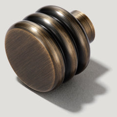 Plank Hardware Cabinetry ALVA 30mm Knob -  Antique Brass