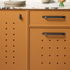 Plank Hardware Cabinetry ALVA D Bar Handle -  Antique Brass