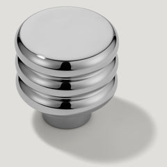 Plank Hardware Cabinetry ALVA Tubular Knob - Polished Nickel