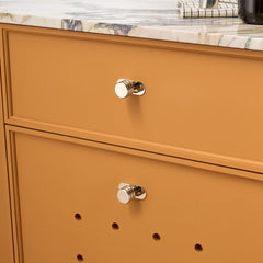 Plank Hardware Cabinetry ALVA Tubular Knob - Polished Nickel