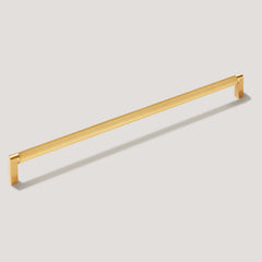 Plank Hardware Cabinetry 375mm (365mm CC) / Handle Only BECKER Grooved D-Bar Handle - Brass