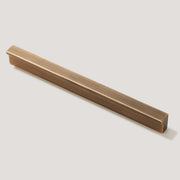 Plank Hardware Cabinetry BLAKE Minimalist Handle - Antique Brass