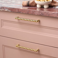 Plank Hardware Cabinetry 175mm (160mm CC) BOBBIN 175mm Handle - Unlacquered Brass