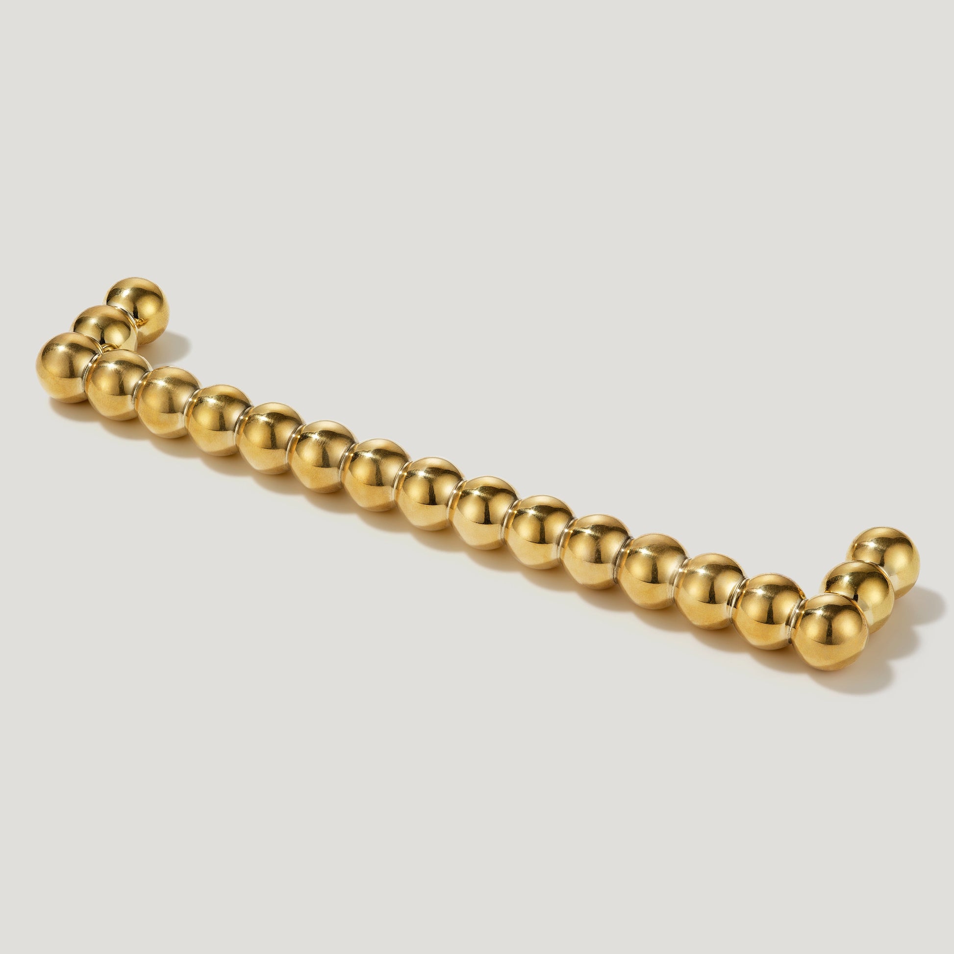 Plank Hardware Cabinetry 175mm (160mm CC) BOBBIN 175mm Handle - Unlacquered Brass