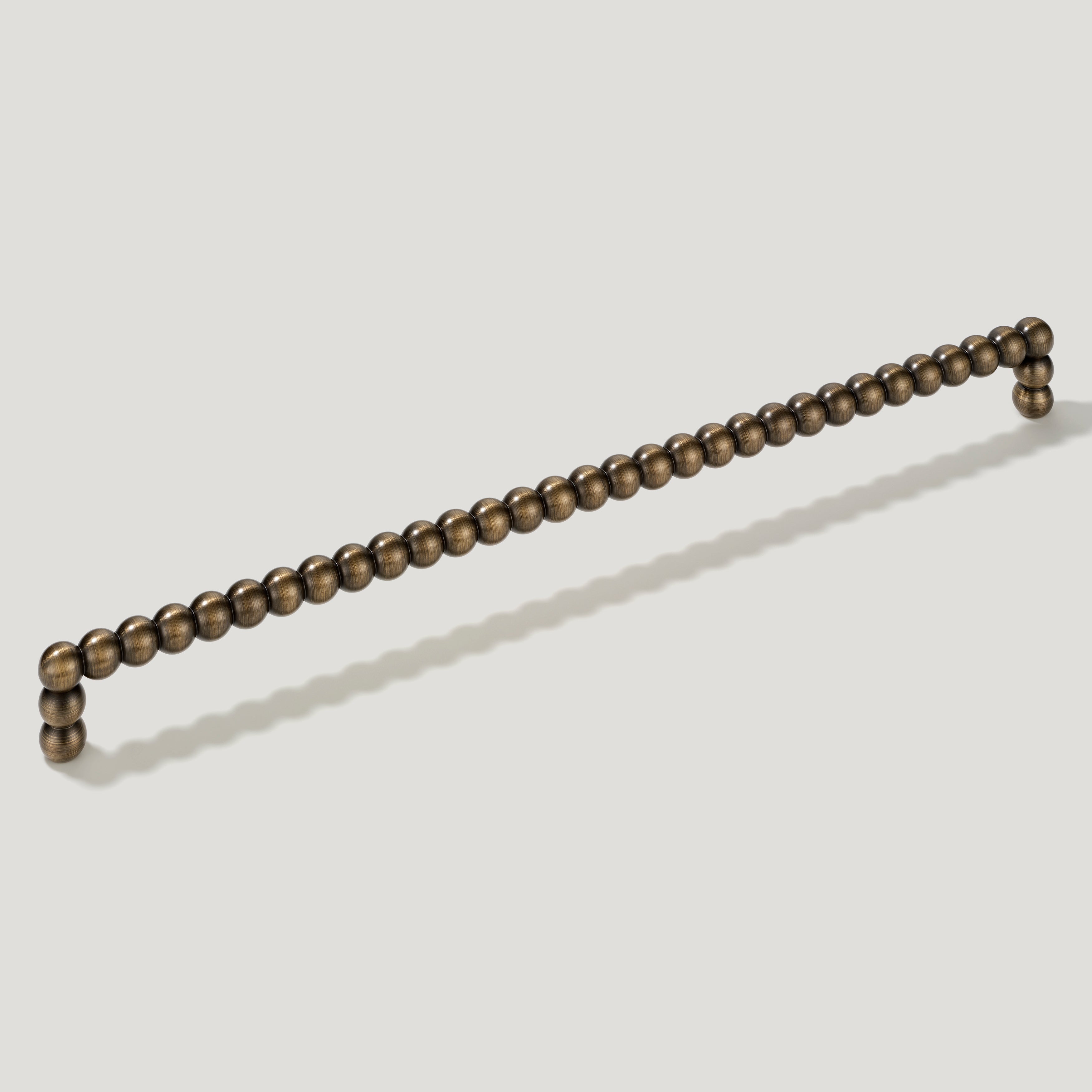 Plank Hardware Cabinetry BOBBIN 476mm Heavyweight Handle - Antique Brass