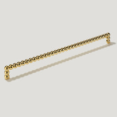 Plank Hardware Cabinetry 476mm (457mm CC) BOBBIN 476mm Heavyweight Handle - Unlacquered Brass