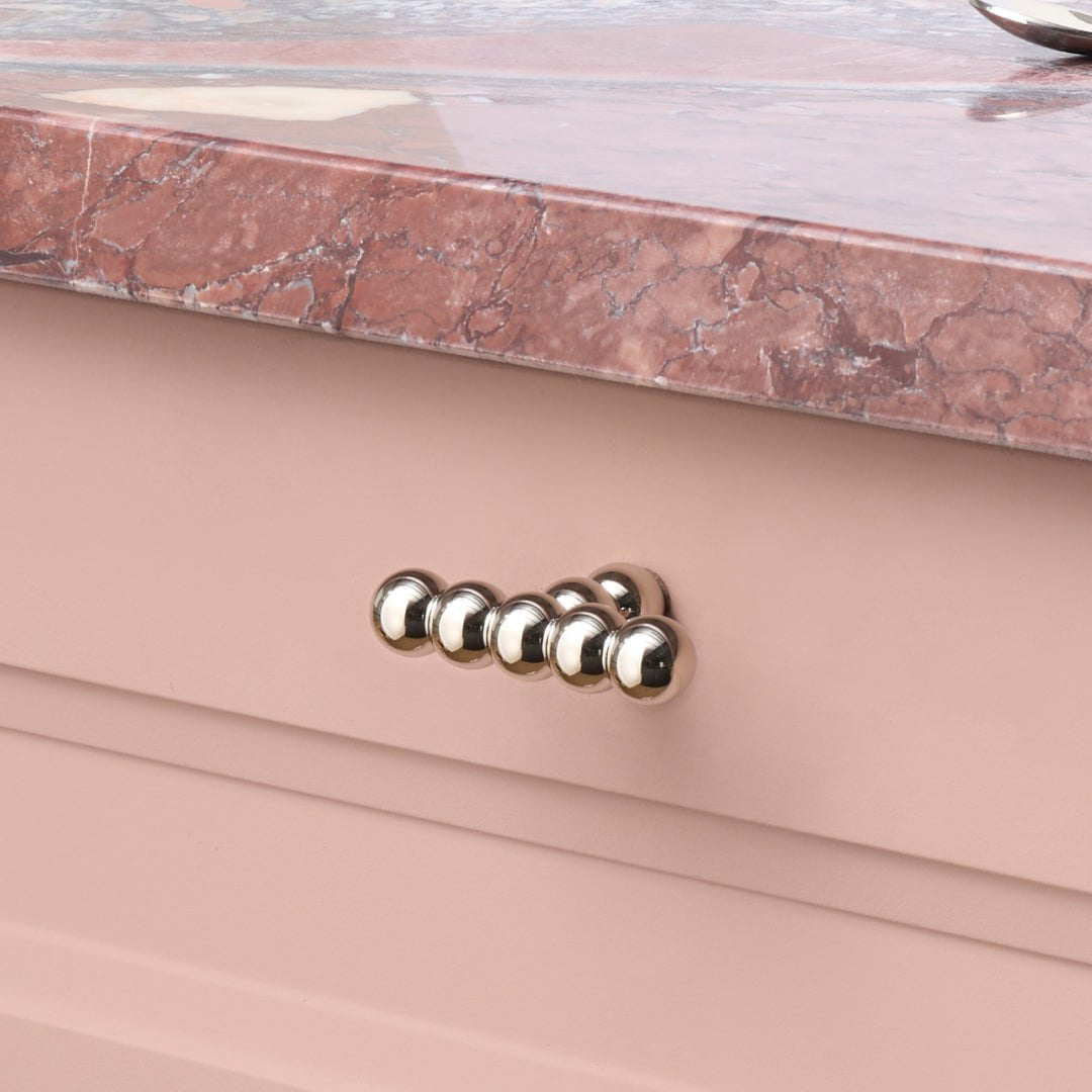 Plank Hardware Cabinetry 60mm BOBBIN 60mm Single T Handle - Polished Nickel