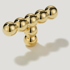 Plank Hardware Cabinetry 60mm BOBBIN 60mm Single T Handle - Unlacquered Brass