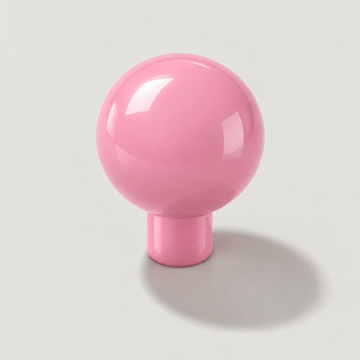 Plank Hardware Cabinetry BOBBIN Ball Knob - Candy Pink
