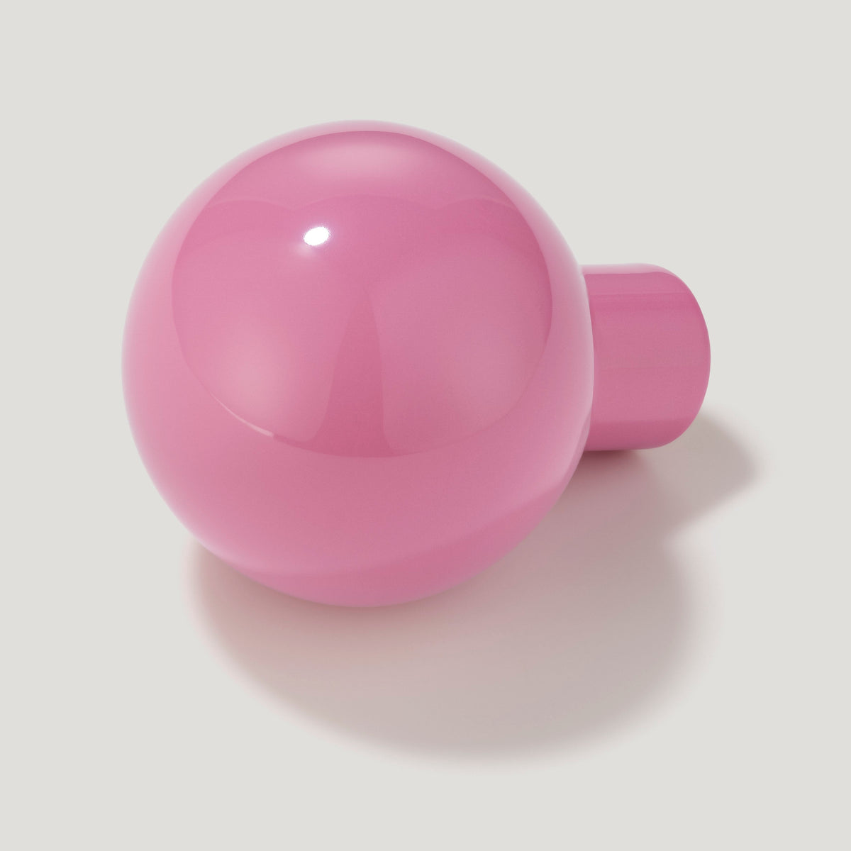 Plank Hardware Cabinetry Knob Only BOBBIN Ball Knob - Candy Pink