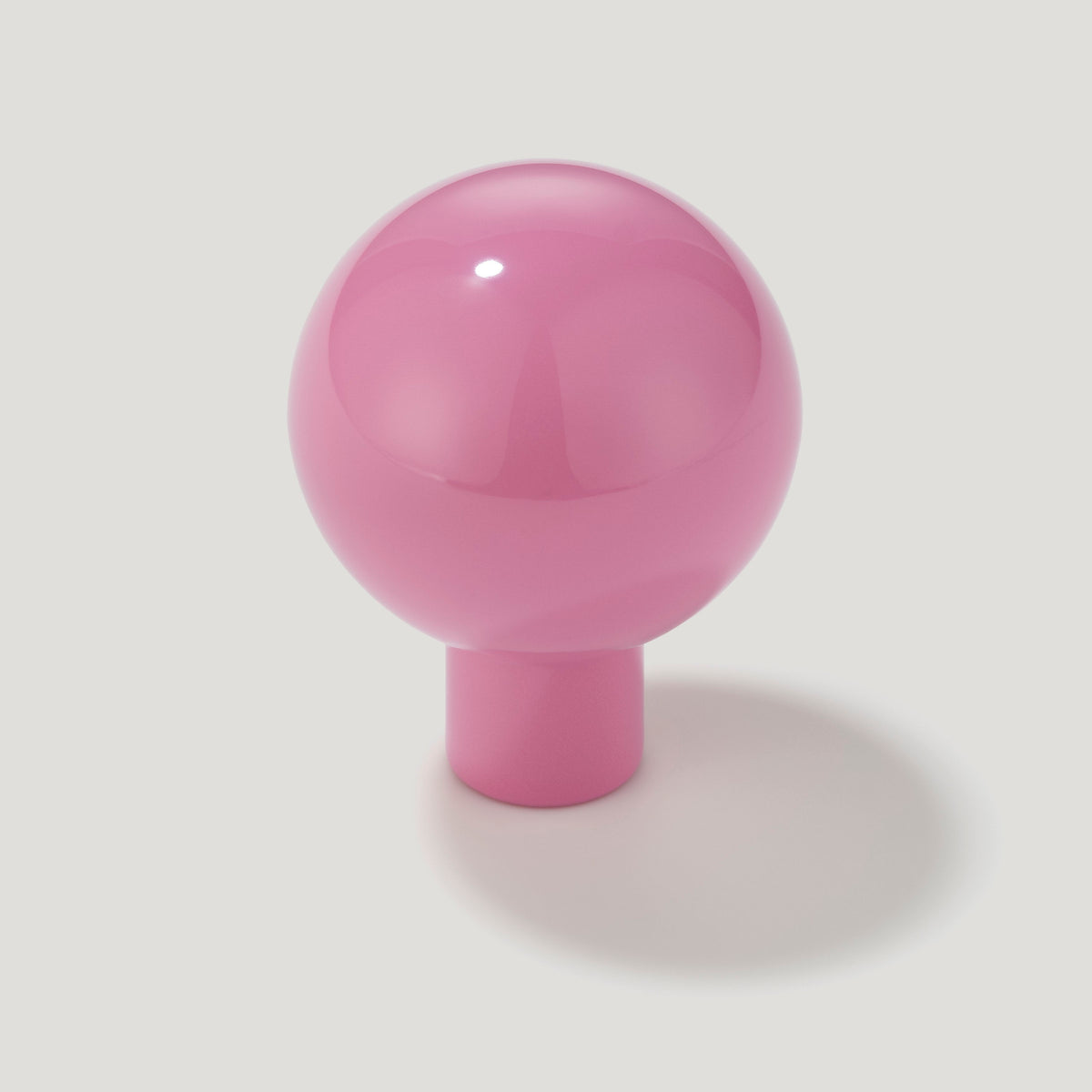 Plank Hardware Cabinetry BOBBIN Ball Knob - Candy Pink