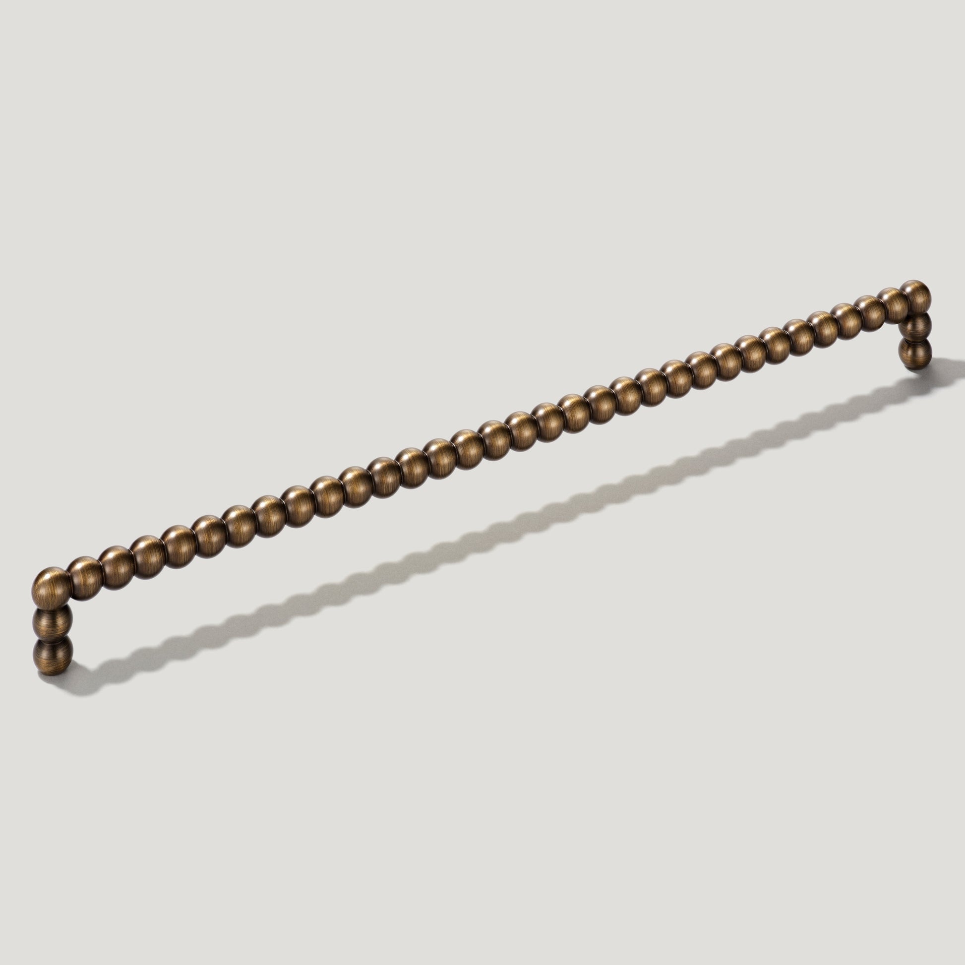 Plank Hardware Cabinetry 379mm (365mm CC) / Handle Only BOBBIN D-Bar Handle - Antique Brass