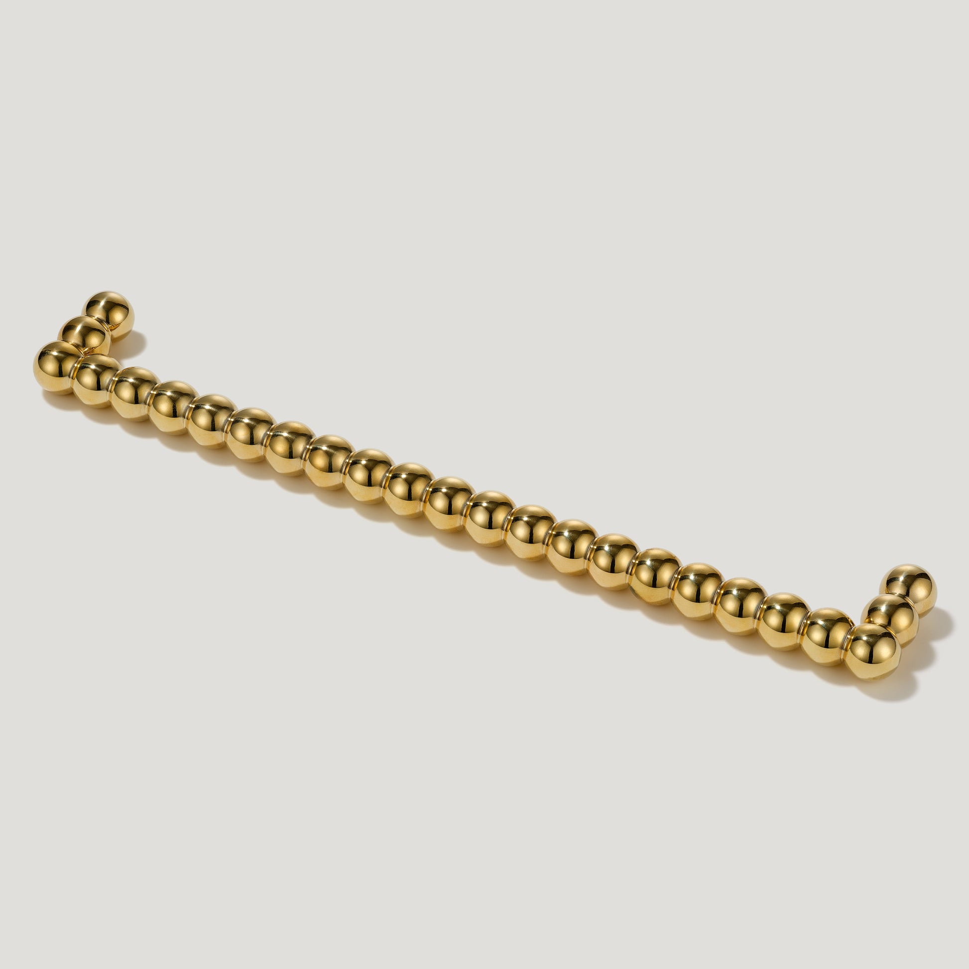 Plank Hardware Cabinetry BOBBIN Handle - Unlacquered Brass