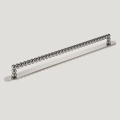 Plank Hardware Cabinetry 476mm (457mm CC) / Handle with Backplate BOBBIN Heavyweight Appliance Pull - Polished Nickel