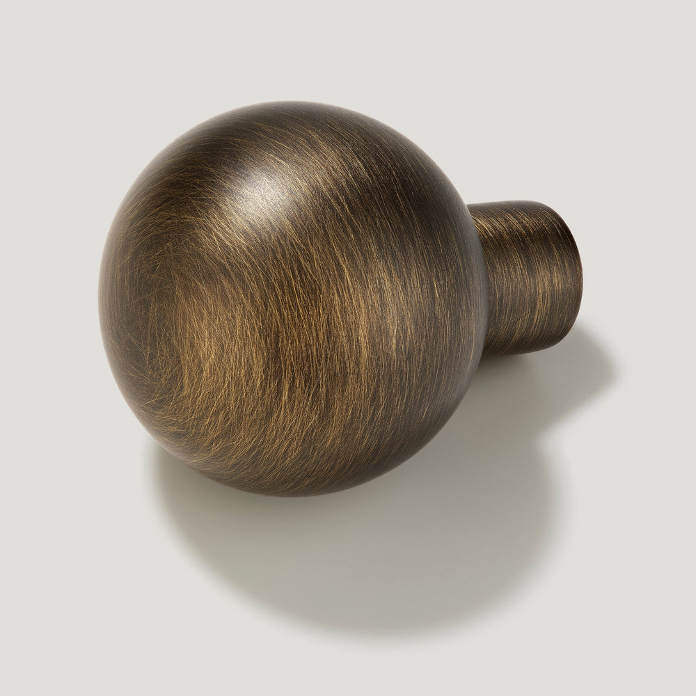 BOBBIN Knob - Antique Brass