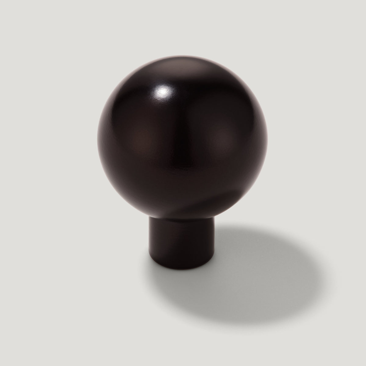 Plank Hardware Cabinetry BOBBIN Knob - Blackened Bronze