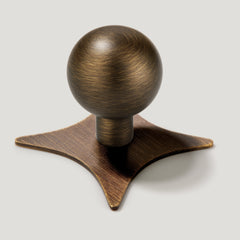 Bouton de boule BOBINE - Laiton antique