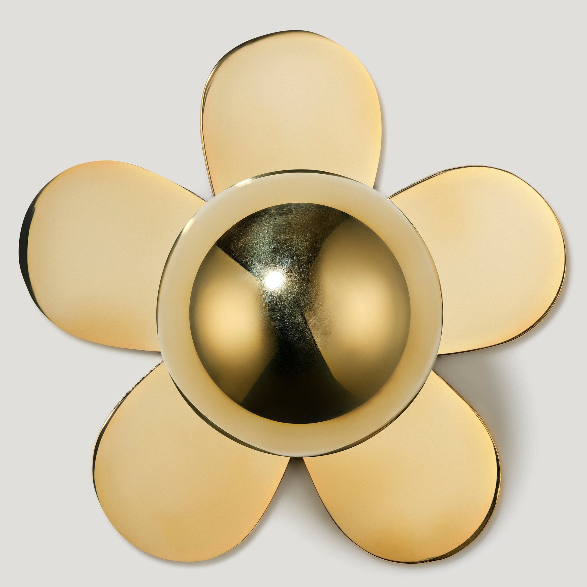 Plank Hardware Cabinetry BOBBIN Rounded Knob - Unlacquered Brass